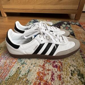 Adidas Samba White and Black vegan Sneakers